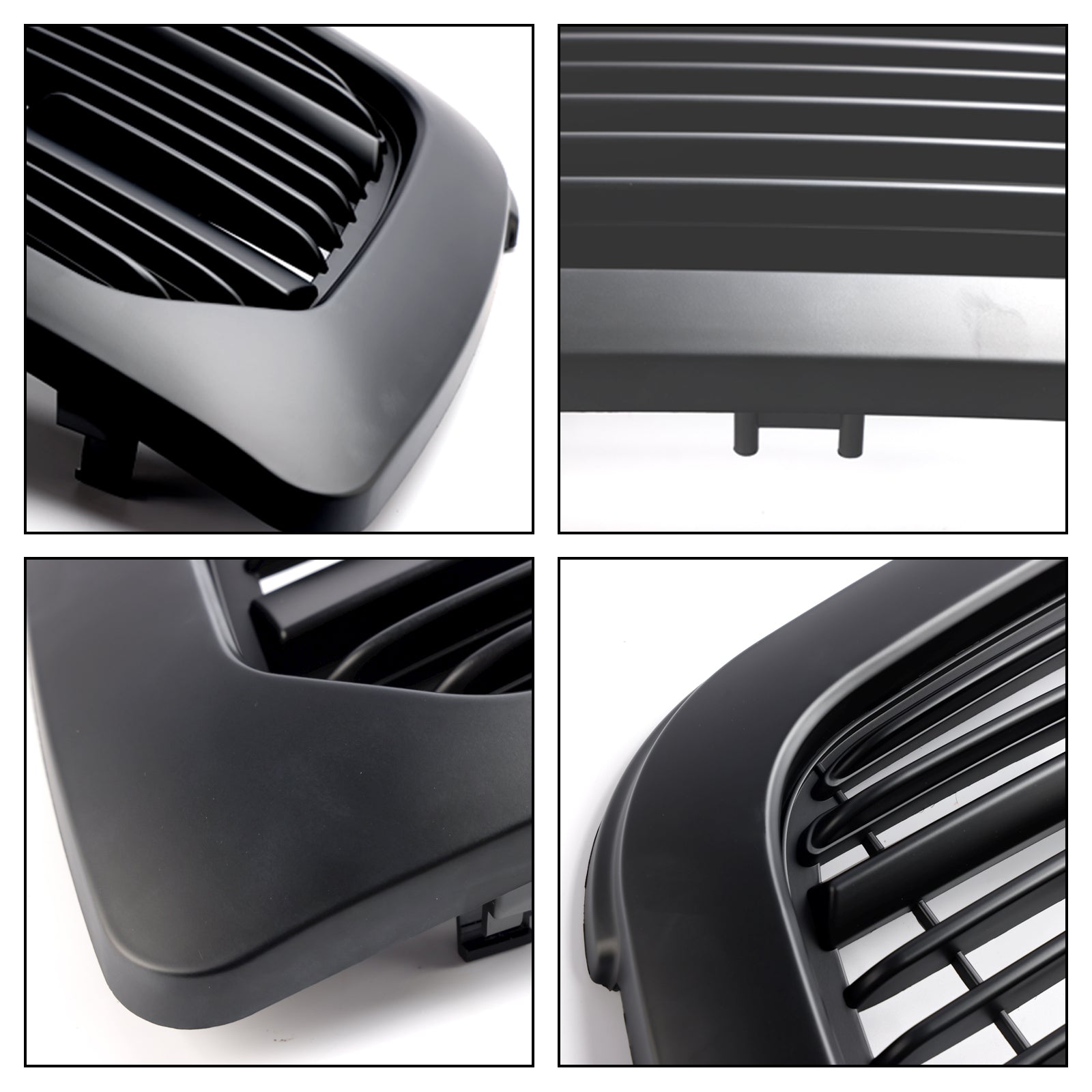 Dodge Ram 1500 2009-2012 Rebel Style Grill Front Bumper Black Replacement Grille W/ LED