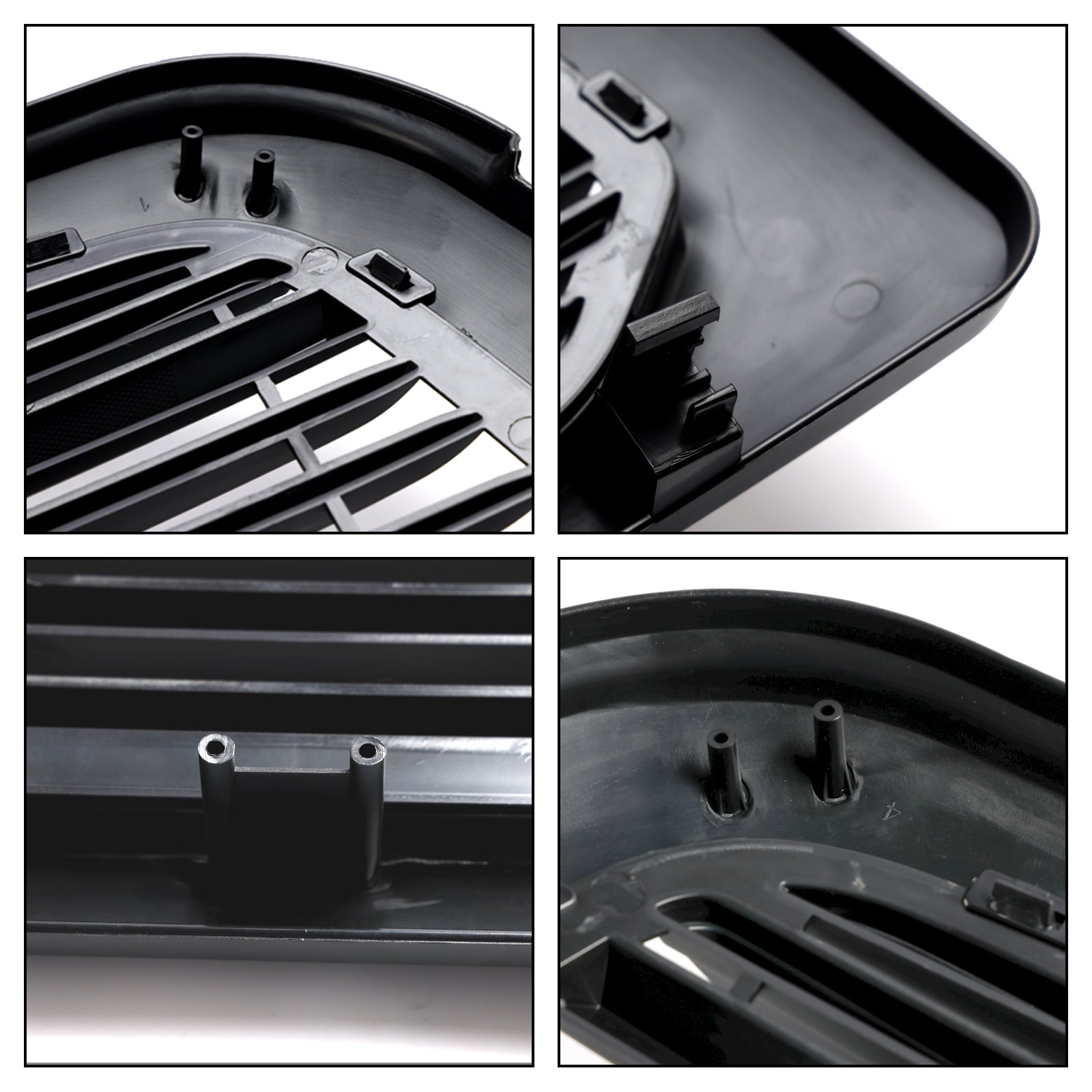 Dodge Ram 1500 2009-2012 Rebel Style Grill Front Bumper Black Replacement Grille W/ LED