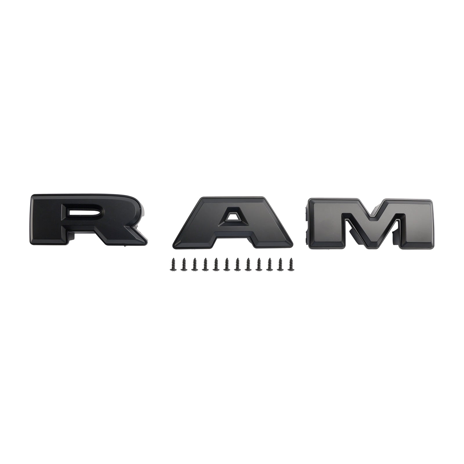 Dodge Ram 1500 2009-2012 Rebel Style Grill Front Bumper Black Replacement Grille W/ LED
