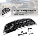 Dodge Ram 1500 2009-2012 W/ Led Light Grille Chrome Front Bumper Grill-3