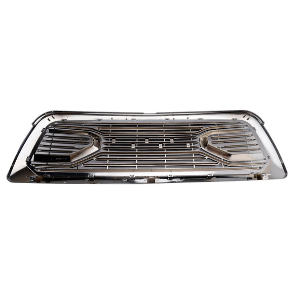 Dodge Ram 1500 2009-2012 W/ Led Light Grille Chrome Front Bumper Grill
