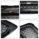 Dodge Ram 1500 2009-2012 Grille de style rebelle pare-chocs avant grille de remplacement noire avec LED-10