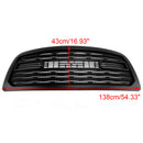 Dodge Ram 1500 2009-2012 Rebel Style Grill Front Bumper Black Replacement Grille W/ LED & RAM Letter-11