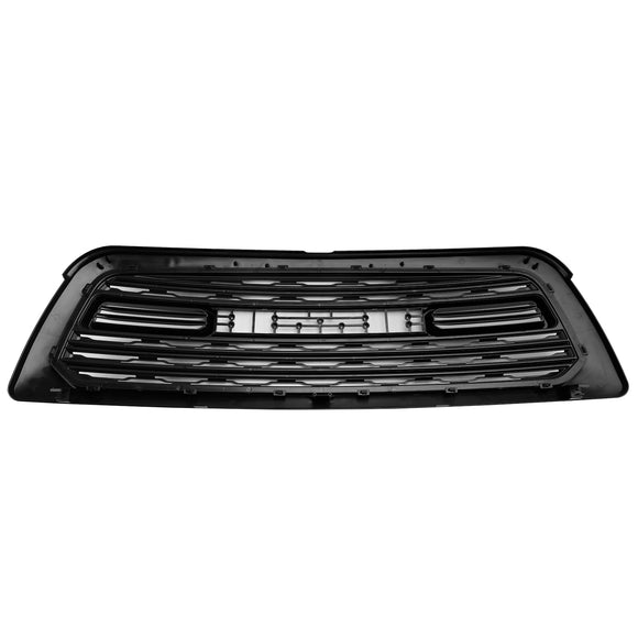 Dodge Ram 1500 2009-2012 Rebel Style Grill Front Bumper Black Replacement Grille W/ LED & RAM Letter