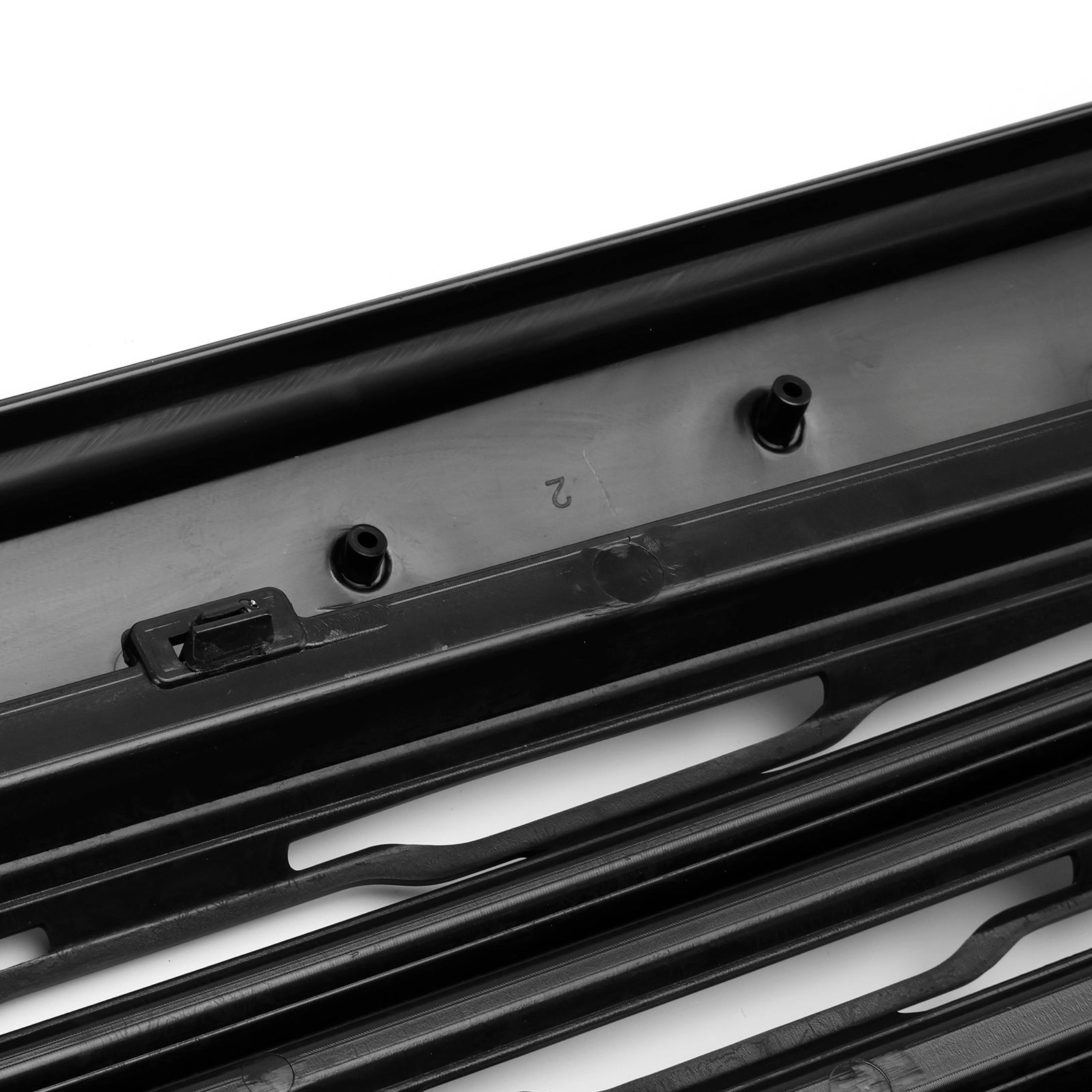 Dodge Ram 1500 2009-2012 Rebel Style Grill Front Bumper Black Replacement Grille W/ LED