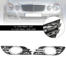 Mercedes Benz Classe E W211 E280/300/320/350/550/E63 2007-2009 Set di finiture per fendinebbia 2 pezzi-17