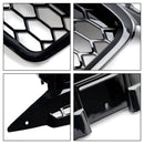 2004-2008 Audi A3/S3 8P RS3 Style Grille en nid d'abeille Noir brillant Grille de pare-chocs avant-9