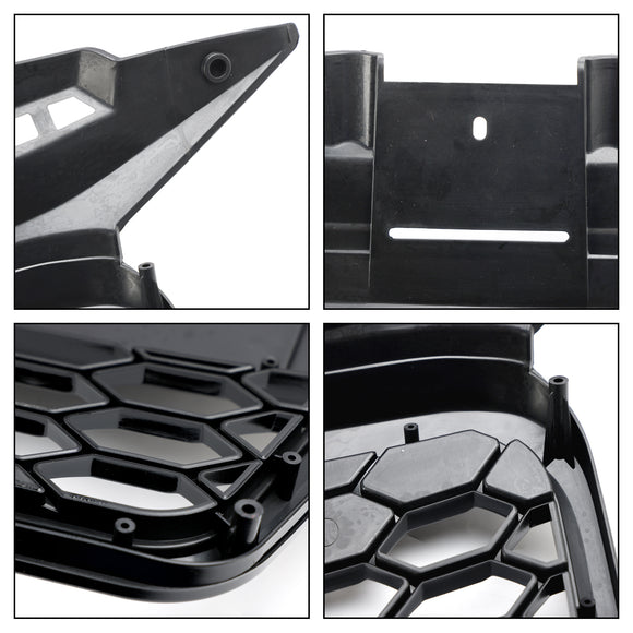 2004-2008 Audi A3/S3 8P RS3 Style Grille en nid d'abeille Noir brillant Grille de pare-chocs avant