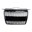 2004-2008 Audi A3/S3 8P RS3 Style Grille en nid d'abeille Noir brillant Grille de pare-chocs avant-16