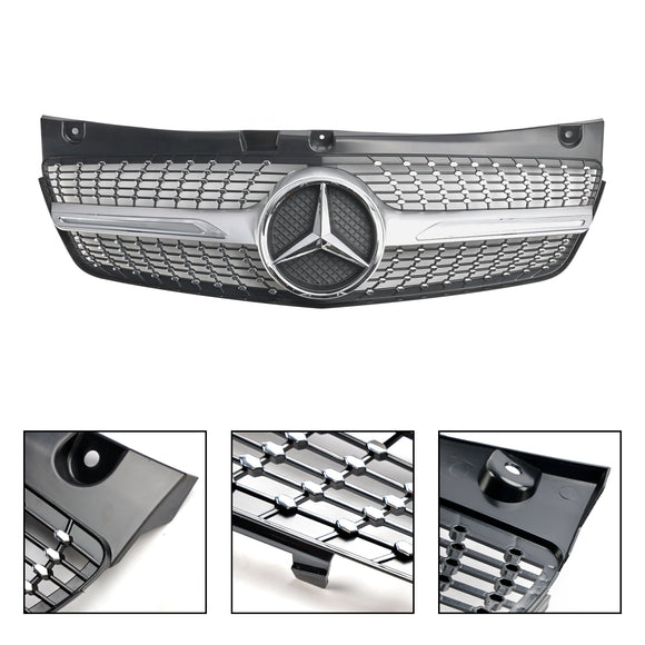 Mercedes-Benz Clase V Viano W639 Parrilla de repuesto de parachoques delantero tipo diamante (2011-2014)