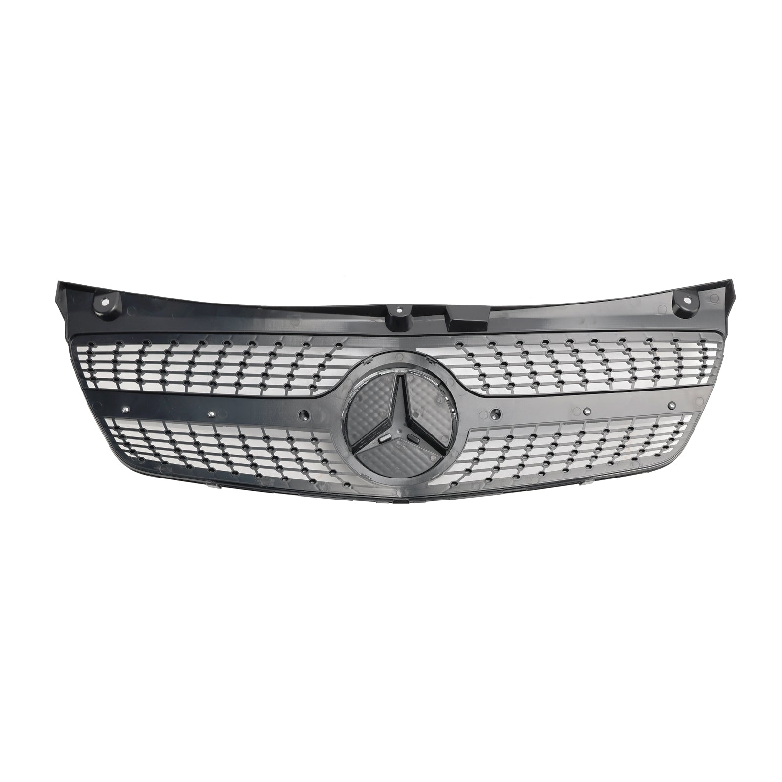 Rejilla de repuesto con forma de diamante para parachoques delantero de Mercedes-Benz Clase V Viano W639 2011-2014