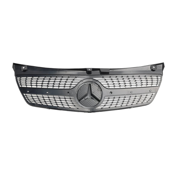 Mercedes-Benz Clase V Viano W639 Parrilla de repuesto de parachoques delantero tipo diamante (2011-2014)