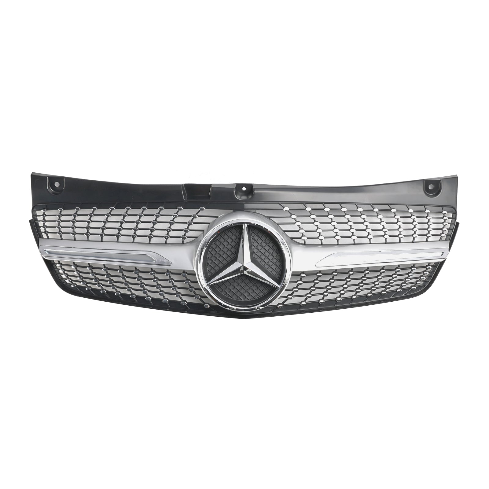 Grille de pare-chocs avant de remplacement en diamant pour Mercedes-Benz Classe V Viano W639 2011-2014