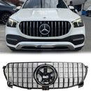 Mercedes-Benz GLE-luokka W167 2019-2022 Yläpuskurin maskin vaihto, kiiltävän musta maski-3