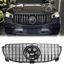 Mercedes-Benz GLE-luokka W167 2019-2022 Yläpuskurin maskin vaihto, kiiltävän musta maski-4