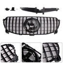 Front Bumper GT Style Grille Upper Replacement Black Grill For Mercedes-Benz GLE-Class W167 2019-2022-6