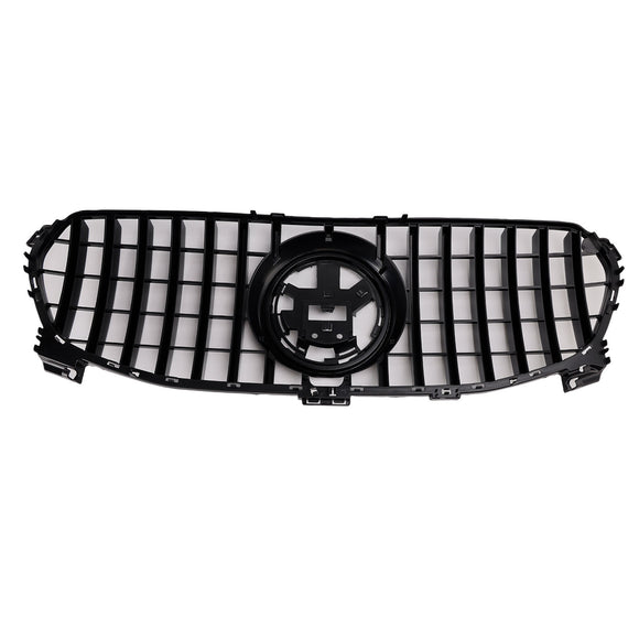Front Bumper GT Style Grille Upper Replacement Black Grill For Mercedes-Benz GLE-Class W167 2019-2022