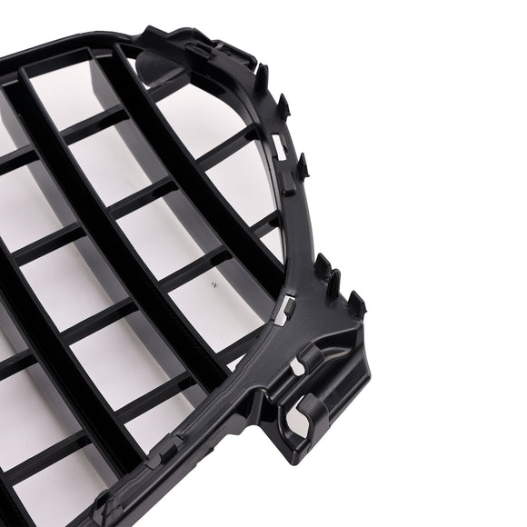 Front Bumper GT Style Grille Upper Replacement Black Grill For Mercedes-Benz GLE-Class W167 2019-2022