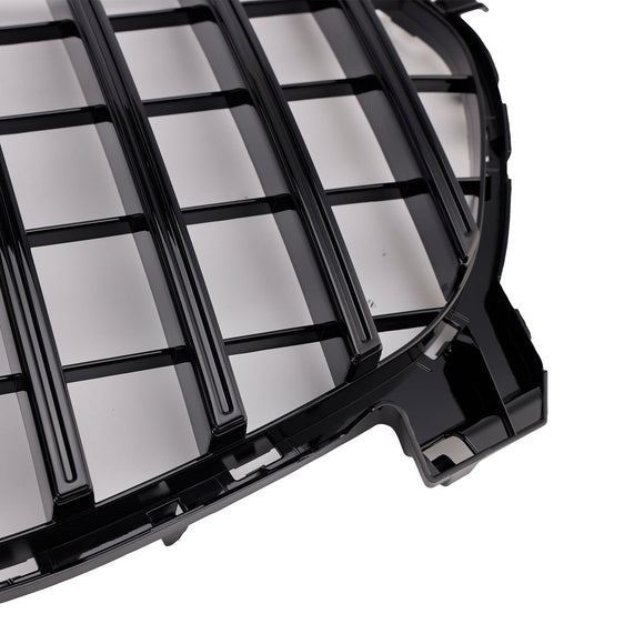 Front Bumper GT Style Grille Upper Replacement Black Grill For Mercedes-Benz GLE-Class W167 2019-2022