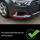 2017-2020 Audi A3 8V pare-chocs avant gril antibrouillard couvercle lampe cadre garniture calandre-2
