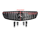 Mercedes Benz R-Klasse W251 GT Style Frontgrill 2005-2010 Lufteinlass Kühlergrill Stoßstange Chromgrill mit Stern-Emblem-2