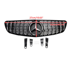 Mercedes-Benz Classe R (2005-2010) W251 Grade dianteira estilo GT cromada de substituição para para-choque - 0