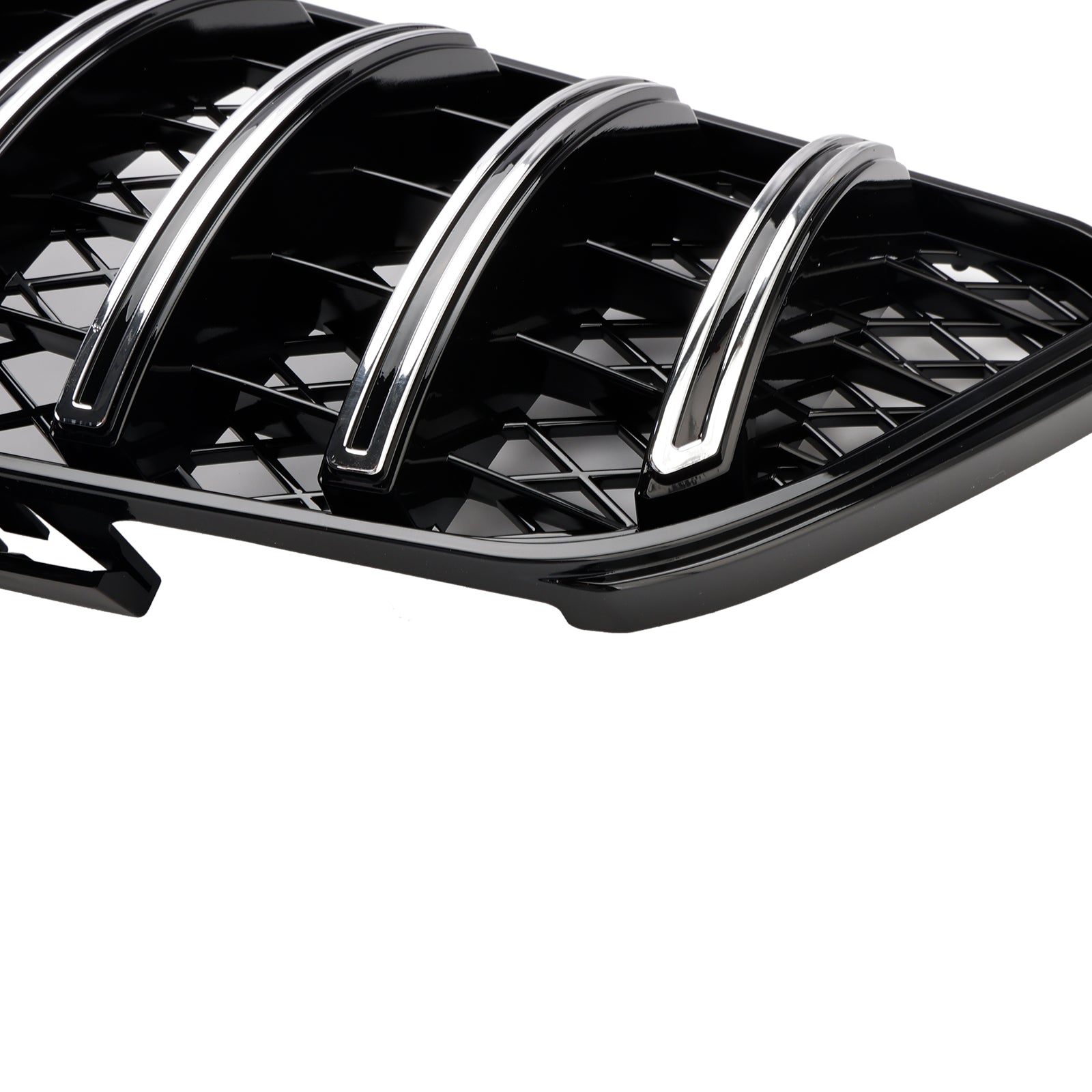 Grille de pare-chocs avant de style GT pré-rehaussée Mercedes Benz Classe R W251 R350 R500 2005-2010 Grille chromée noire