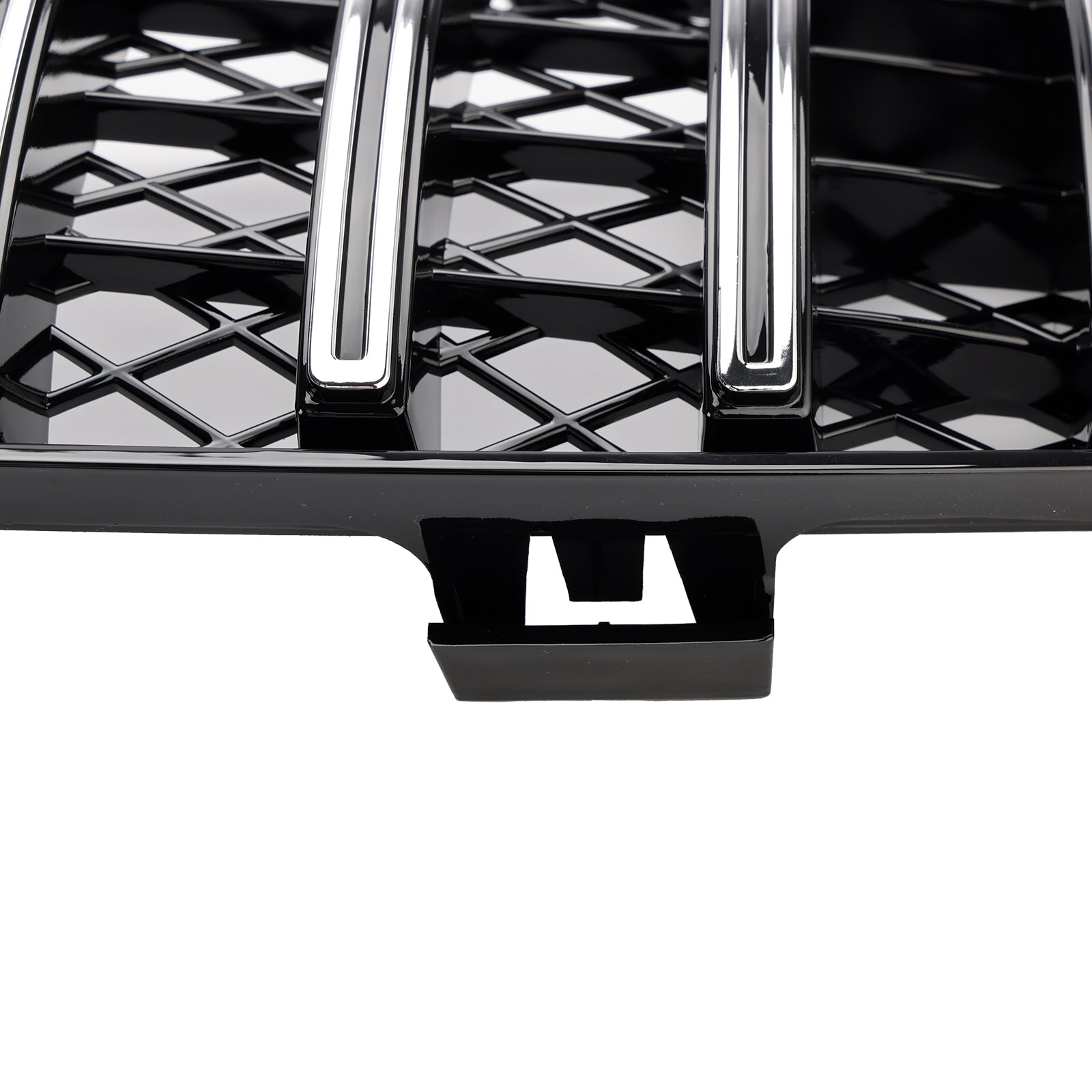 Grille de pare-chocs avant de style GT pré-rehaussée Mercedes Benz Classe R W251 R350 R500 2005-2010 Grille chromée noire