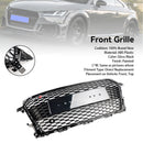 2014-2023 Audi TT / TTS MK3 FV Honeycomb Front Grille RS Mesh Air Intake Radiator Black Grill-3