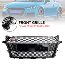 2014-2023 Audi TT / TTS MK3 FV Honeycomb Front Grille RS Mesh Air Intake Radiator Black Grill-4