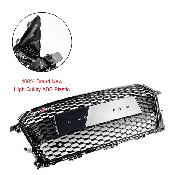 2014-2023 Audi TT / TTS MK3 FV Honeycomb Front Grille RS Mesh Air Intake Radiator Black Grill