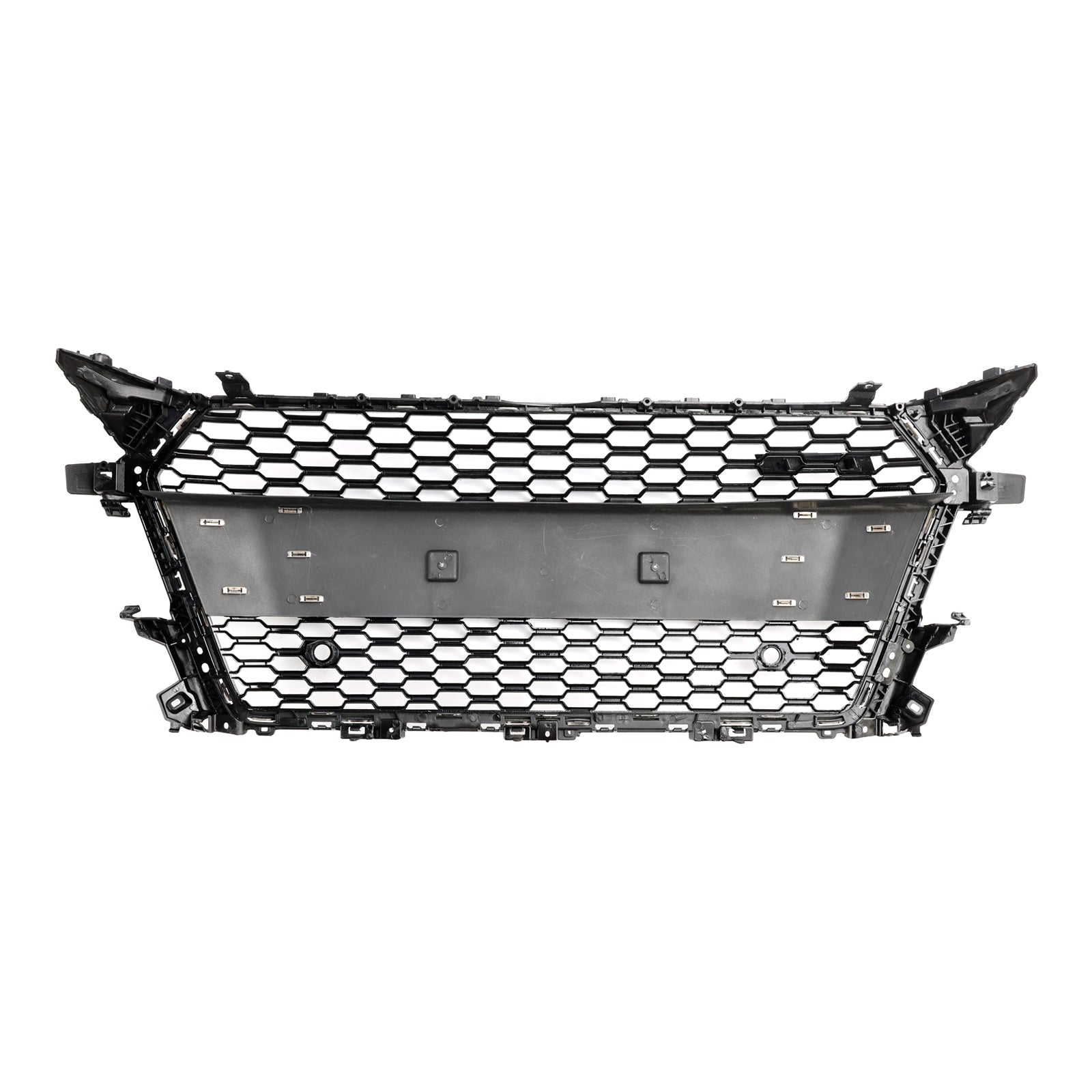 Parrilla delantera tipo panal de abeja estilo RS para Audi TT TTS MK3 FV 8S 2014-2023, color negro brillante