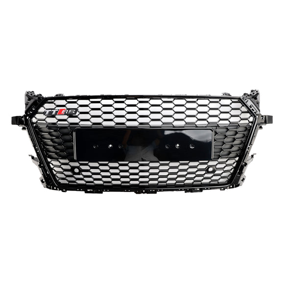 2014-2023 Audi TT / TTS MK3 FV Honeycomb Front Grille RS Mesh Air Intake Radiator Black Grill