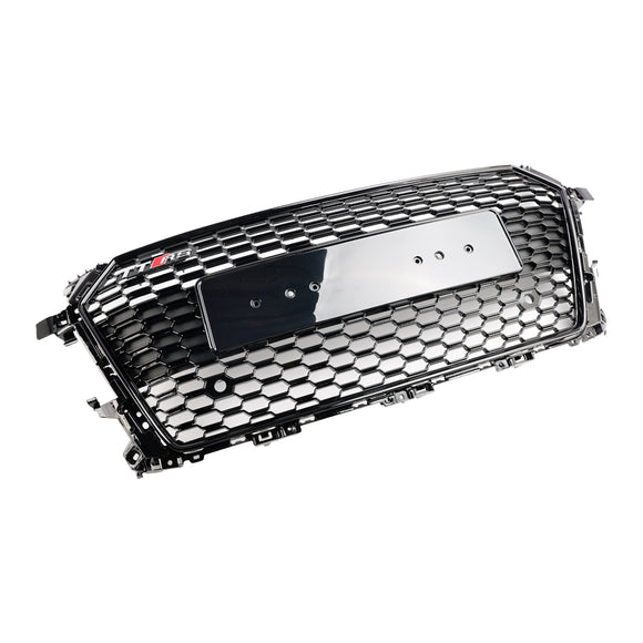2014-2023 Audi TT / TTS MK3 FV Honeycomb Front Grille RS Mesh Air Intake Radiator Black Grill