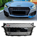 2014-2023 Audi TT / TTS MK3 FV Honeycomb Front Grille RS Mesh Air Intake Radiator Black Grill-1