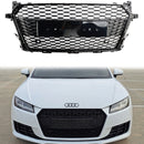 Wabengitter im TTRS-Stil für Audi TT/TTS MK3 FV 2014–2023, Frontstoßstange, glänzend schwarzer Grill-3