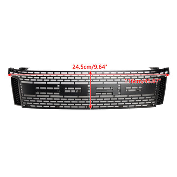 Parrilla negra de repuesto para parachoques superior de parrilla delantera Raptor Ford Ranger T6 PX1 2012-2015 - 0