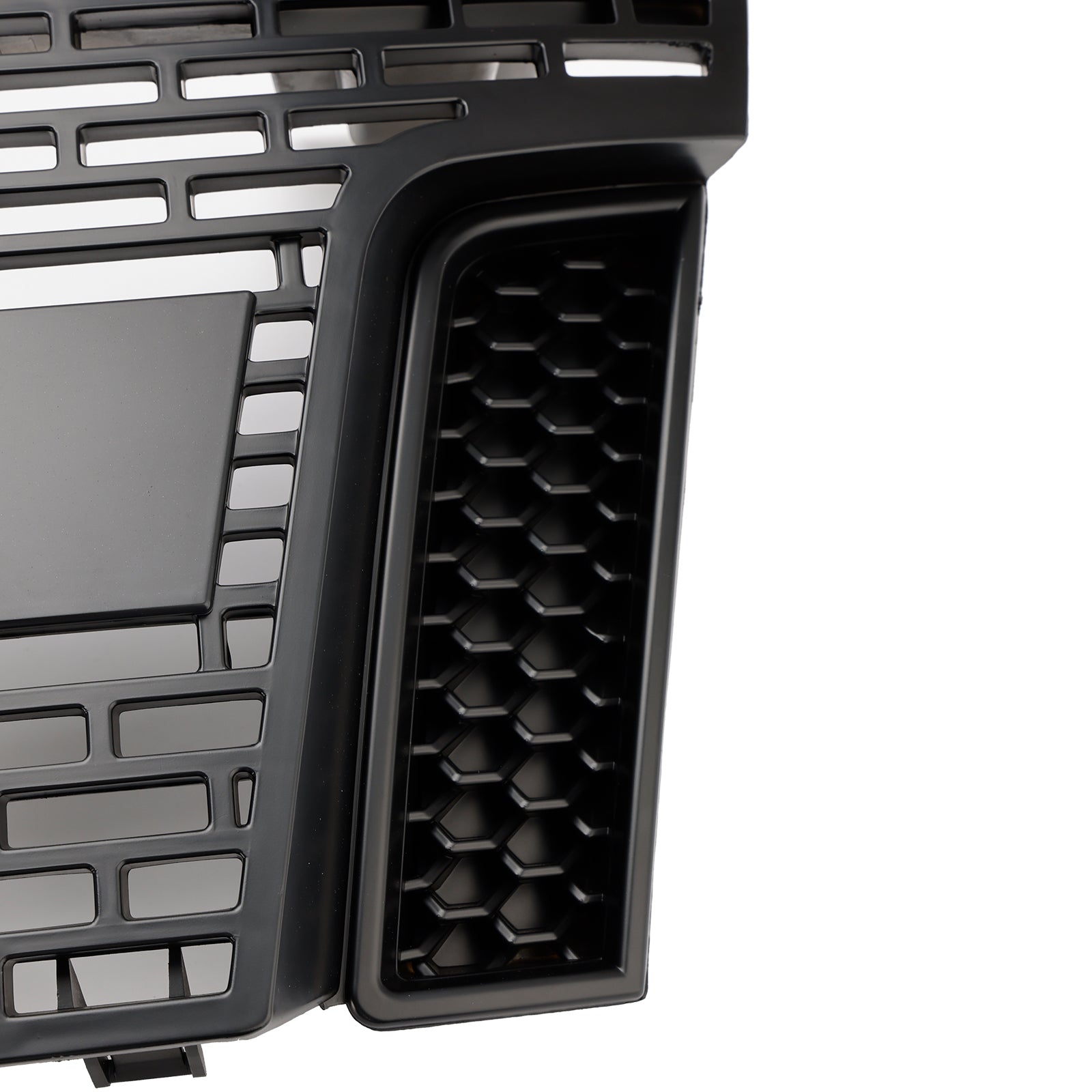 Grille de pare-chocs avant style Raptor Ford Ranger T6 PX1 2012-2014 Grille noire mate avec LED