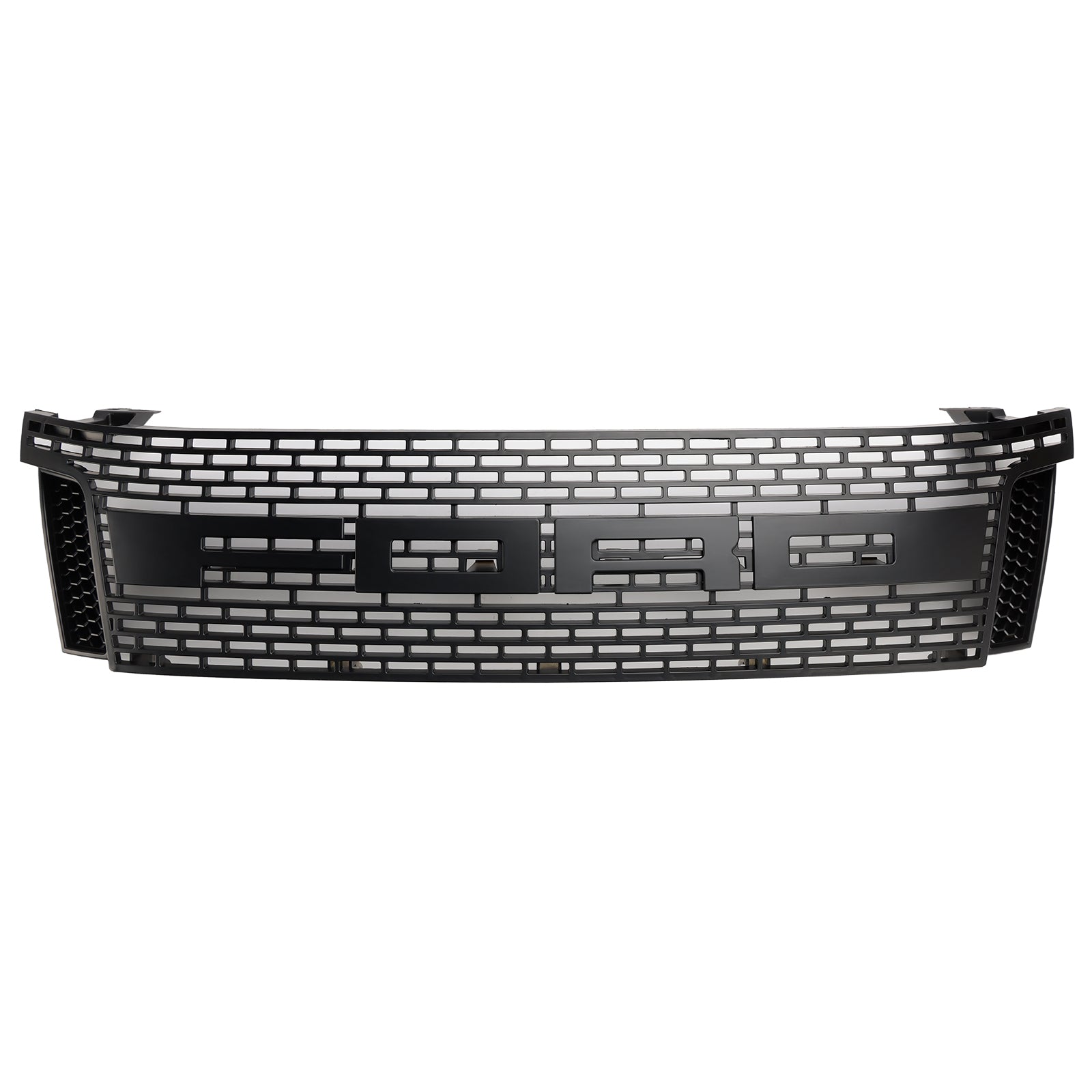 Ford Ranger T6 PX1 2012-2014 Raptor Style Front Bumper Grill Matt Black Grille W/ LED