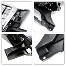 2009-2012 Audi Q5 / SQ5 Front Grille Chrome Slat Style Quattro Bumper Replacement Grill W/ Ring Emblem-7