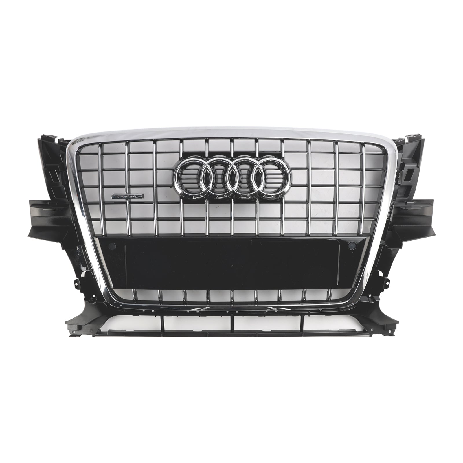 Audi Q5 2009-2012 Front Bumper Horizontal Slat Grill Chrome Grille