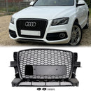 2009-2012 Audi Q5 / Q5 Sline Black RSQ5 Honeycomb Style Grille Front Bumper Grill-1