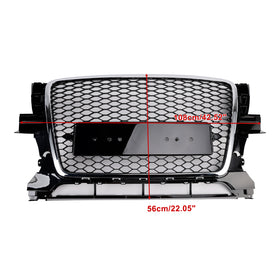 RSQ3-tyylinen hunajakennosäleikkö 2009 2010 2011 2012 Audi Q3/Q3 Sline etupuskurin kromikehyksen vaihtoritilä - 0