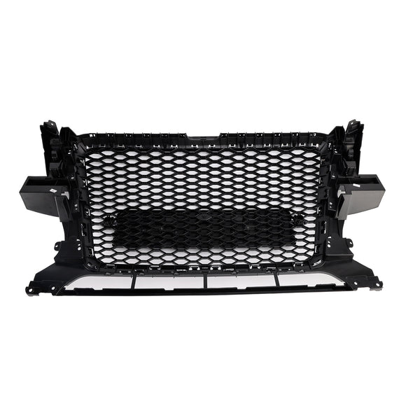RSQ3 Stijl Honingraat Grille Voor 2009 2010 2011 2012 Audi Q3/Q3 Sline Voorbumper Chrome Frame Vervanging grill