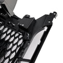RSQ3 Stijl Honingraat Grille Voor 2009 2010 2011 2012 Audi Q3/Q3 Sline Voorbumper Chrome Frame Vervanging grill-7