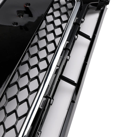 Audi Q5 SQ5 2009-2012 Grade dianteira cromada/preta RS estilo favo de mel grade superior do para-choque