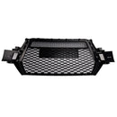 Audi Q7 / Q7 Sline / SQ7 2016-2019 RSQ7 Quattro Style Grill Front Bumper Honeycomb Mesh Replacement Black Grille-10