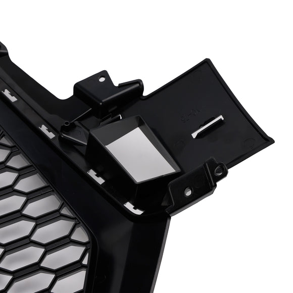 Audi Q7 / Q7 Sline / SQ7 2016-2019 RSQ7 Quattro Style Grill Front Bumper Honeycomb Mesh Replacement Black Grille