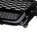 Audi Q7 / Q7 Sline / SQ7 2016-2019 RSQ7 Quattro Style Grill Front Bumper Honeycomb Mesh Replacement Black Grille-8