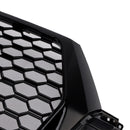 Audi Q7 / Q7 Sline / SQ7 2016-2019 RSQ7 Quattro Style Grill Front Bumper Honeycomb Mesh Replacement Black Grille-9